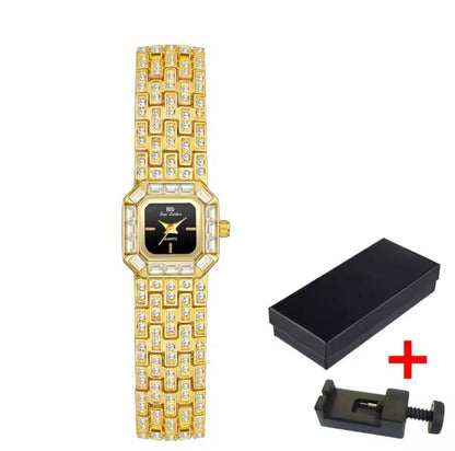 Women’s Vintage Inspired Gold Watch Gold Gemstone Watch Vintage Watch