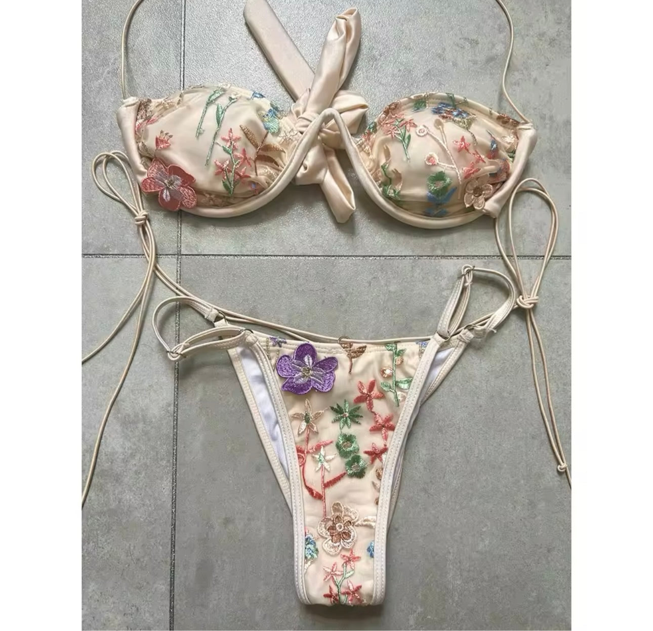 Embellished Beaded Bikini
