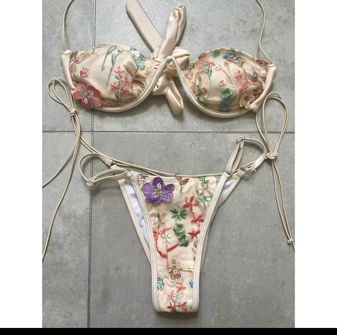 Embellished Beaded Bikini