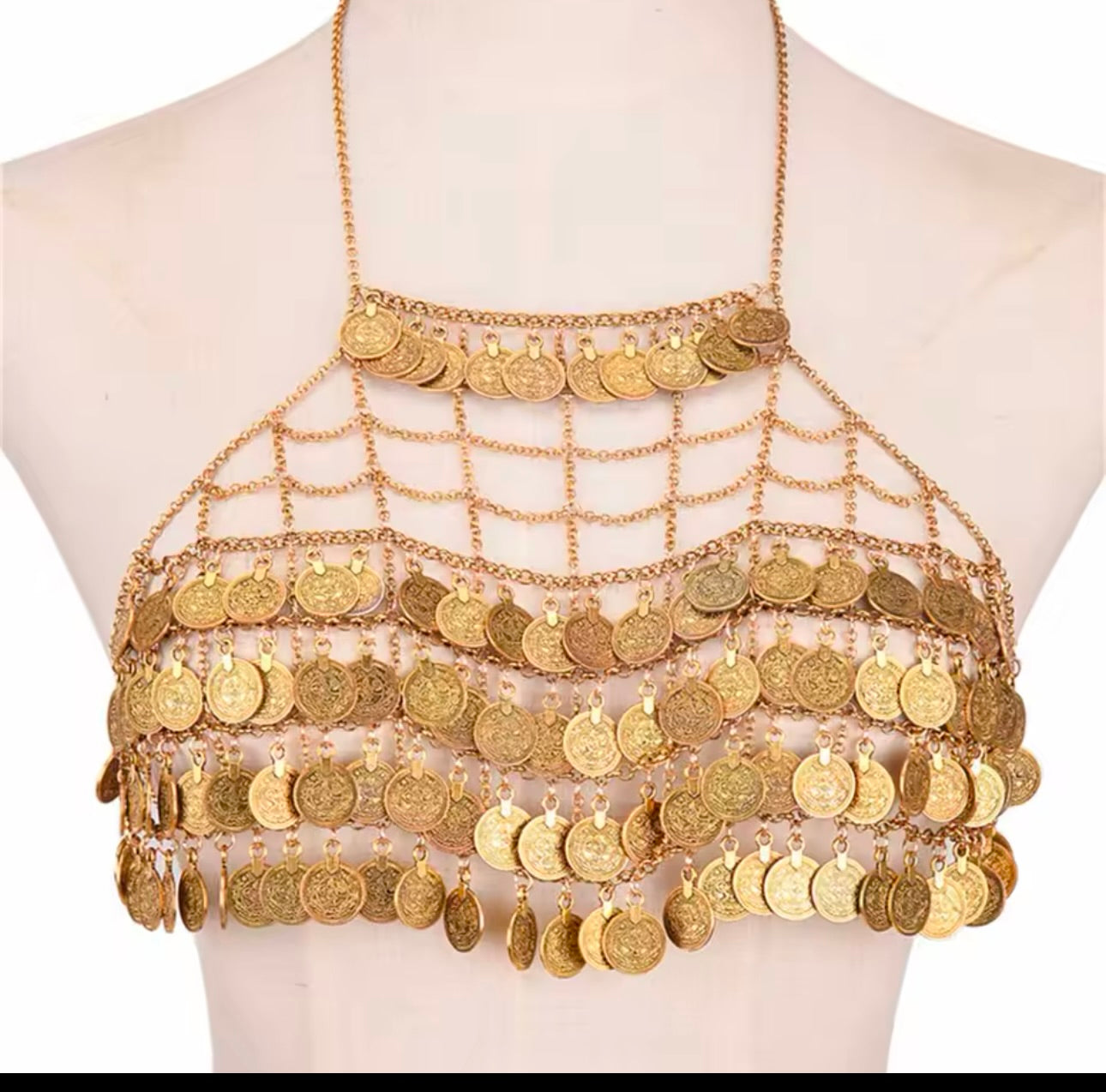 Boho Coin Top Festival Top